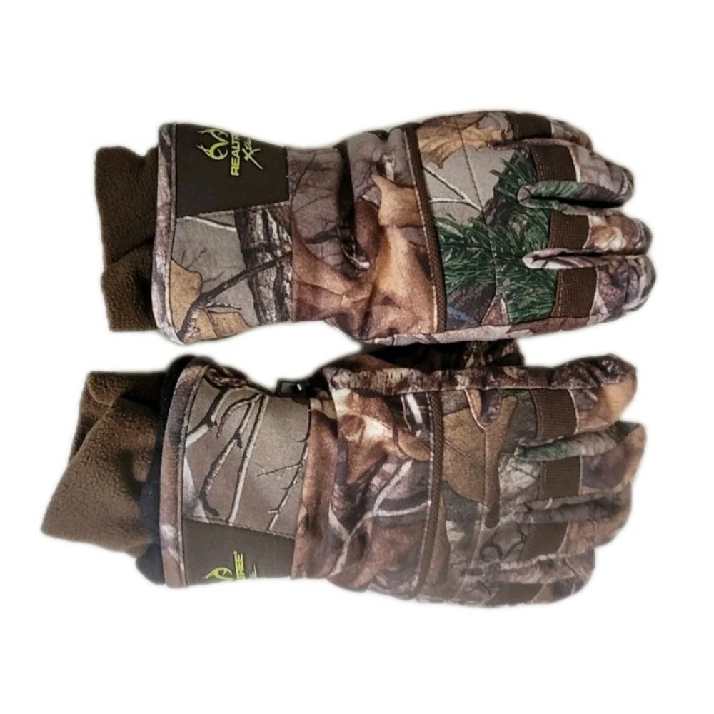 Realtree Xtra Camo Hunting Gloves Youth Large Thinsulate 60g Insulated‎ Winter